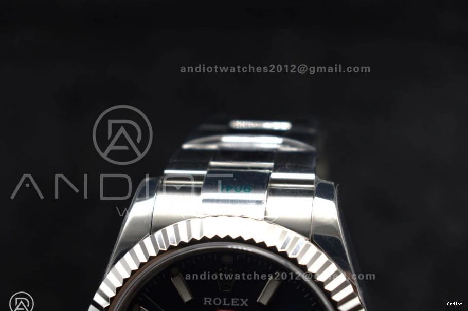 Edition 1091 326934 SS Bracelet A Blue Bold SS 904L on Sky-Dweller 1:1 ZF Dial Best 0705